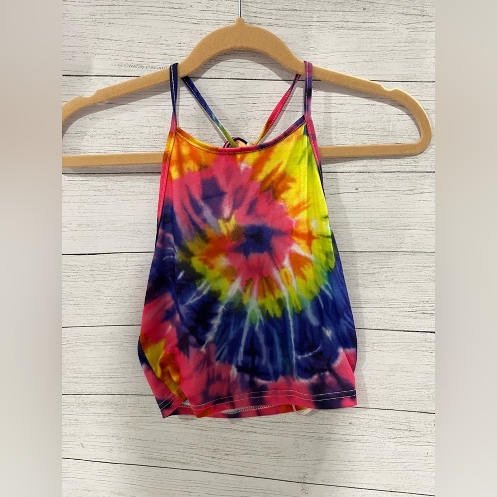 Tie-Dye Women's Halter Tank Top